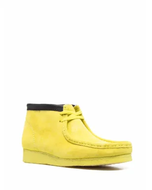 Clarks コントラストトリムスエードダービーシューズ イエロー - サムネイル2