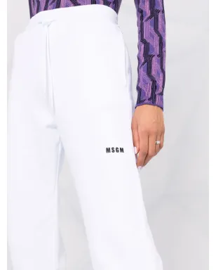 MSGM ロゴプリント コットン トラックパンツ - サムネイル5