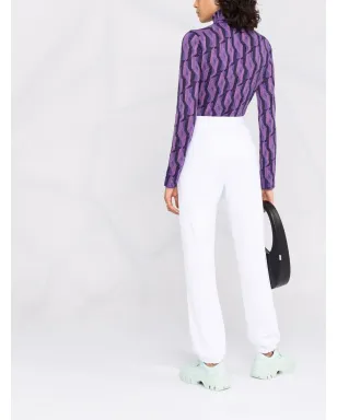MSGM ロゴプリント コットン トラックパンツ - サムネイル4