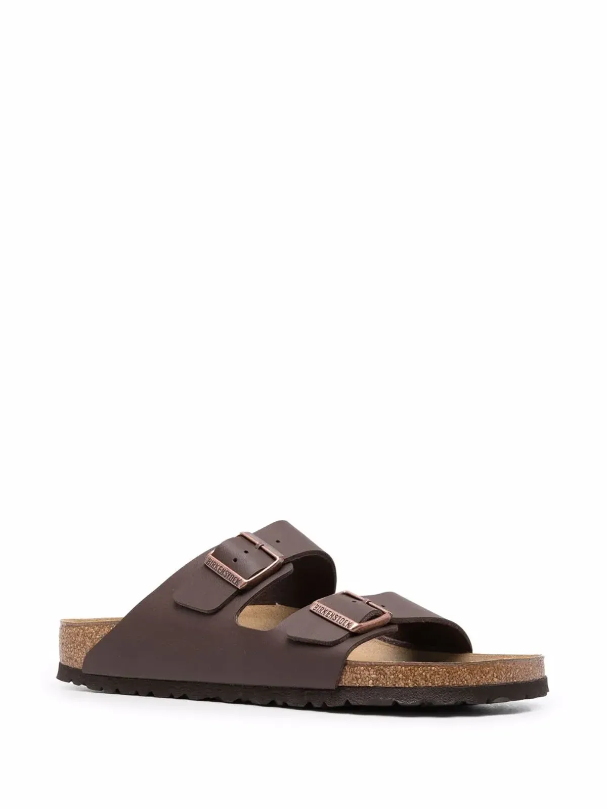 Birkenstock アリゾナ バックル付きサンダル ブラウン - 画像2