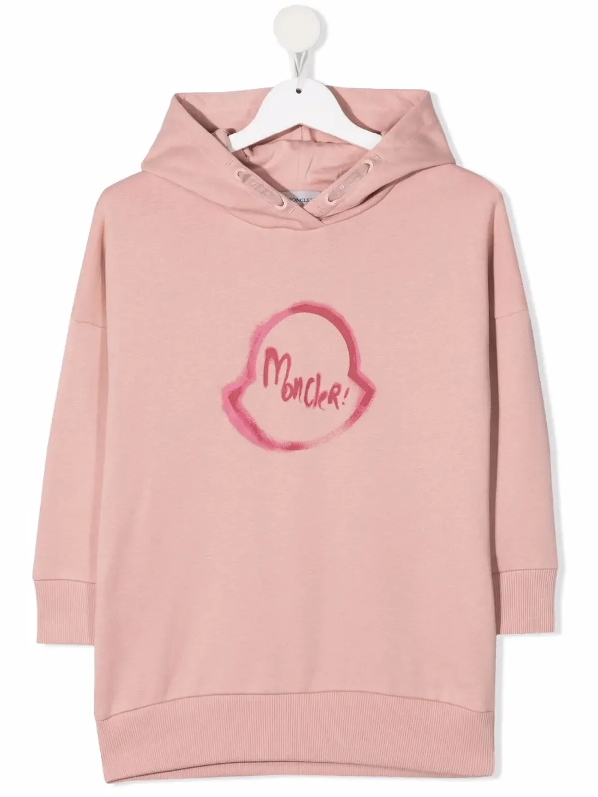 Moncler Enfant ロゴプリント フード付きドレス - 画像1