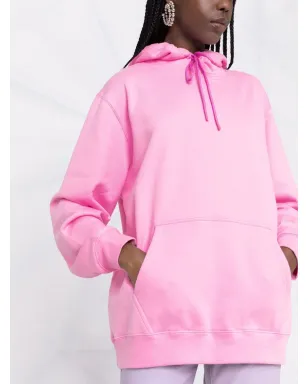 MSGM ドローストリングコットンフーディー - サムネイル5