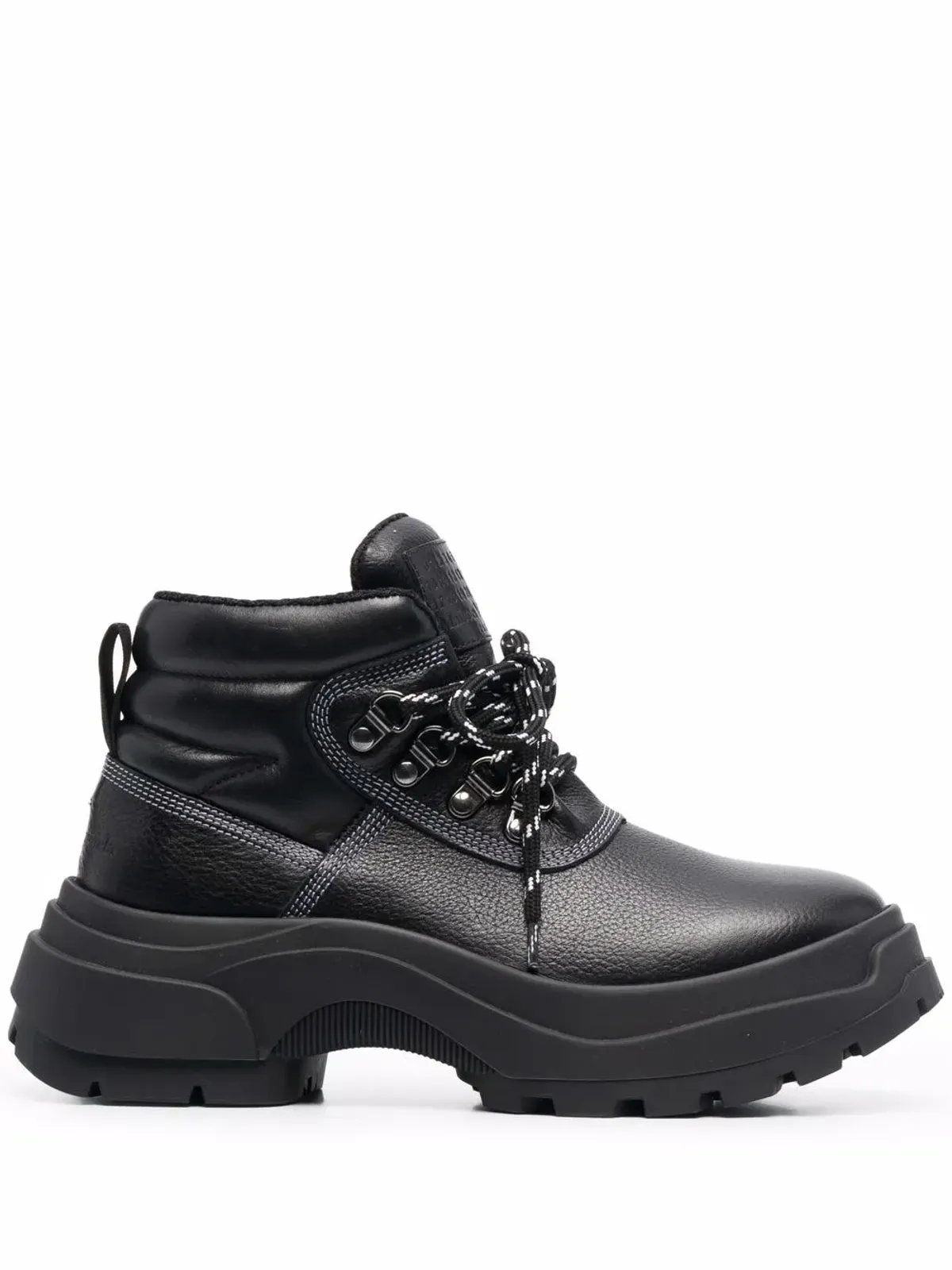 Maison Margiela レースアップ レザー ブーツ ブラック - 画像1