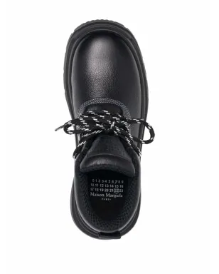 Maison Margiela レースアップ レザー ブーツ ブラック - サムネイル4