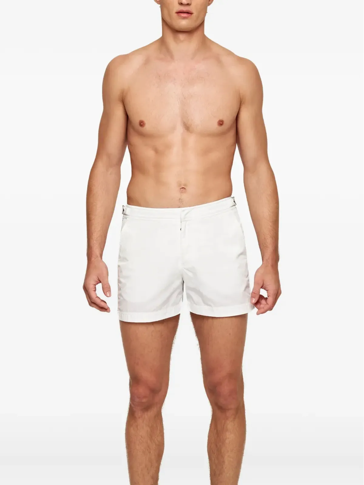 Orlebar Brown サイドストラップ・スイムショーツ - White - 画像2