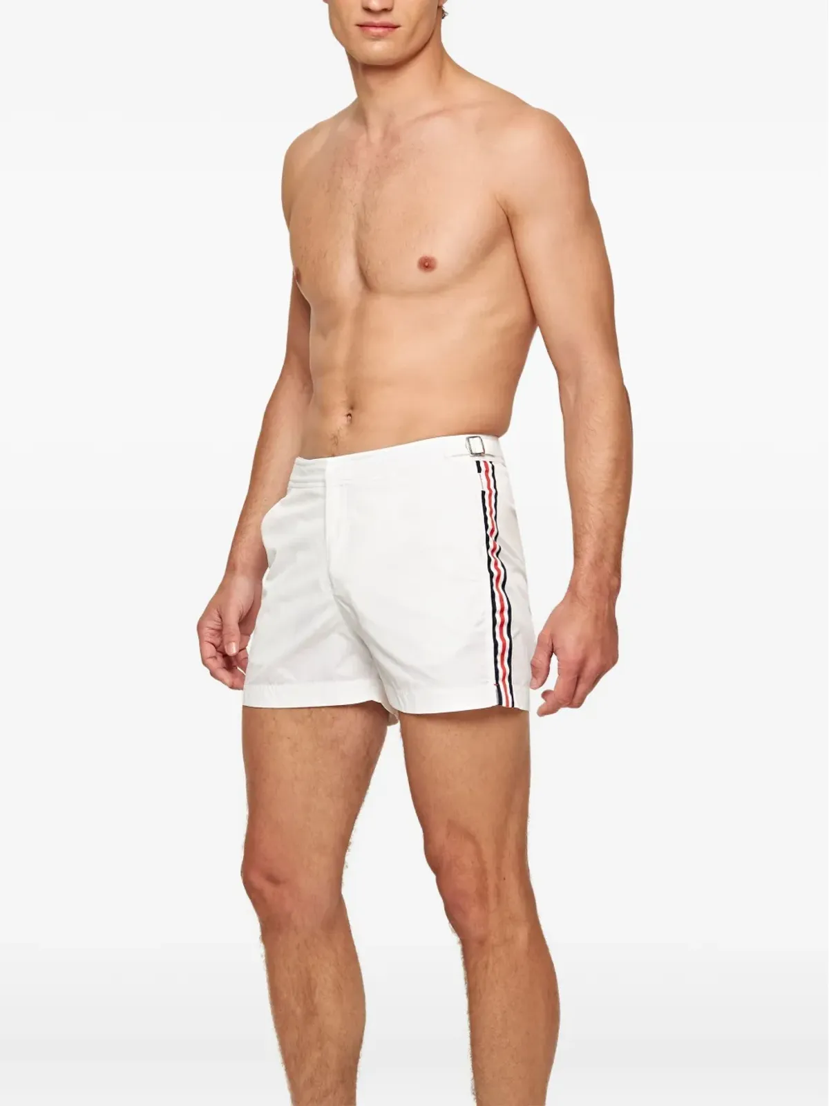 Orlebar Brown サイドストラップ・スイムショーツ - White - 画像3