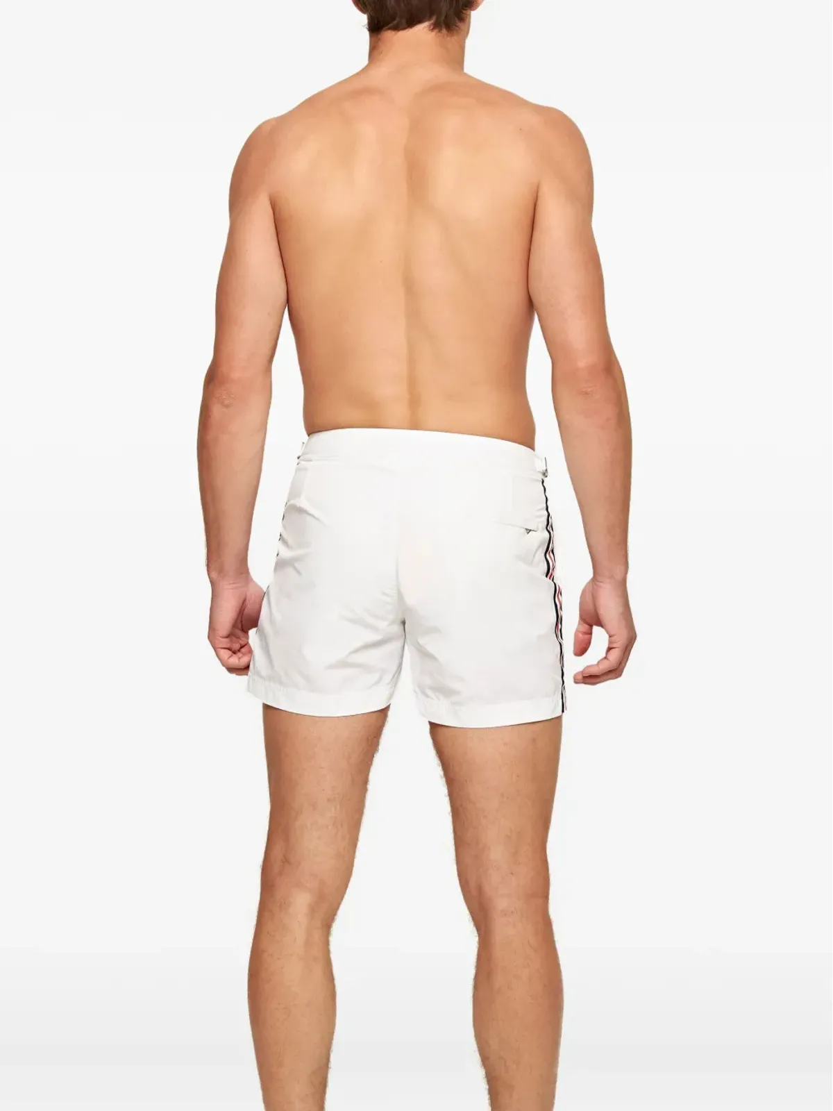 Orlebar Brown サイドストラップ・スイムショーツ - White - 画像4