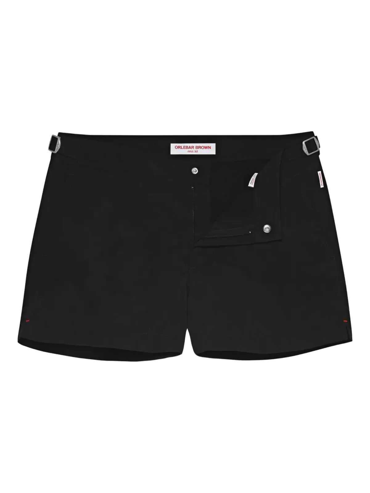 Orlebar Brown Springer buckle-detail swim shorts - Black - 画像1