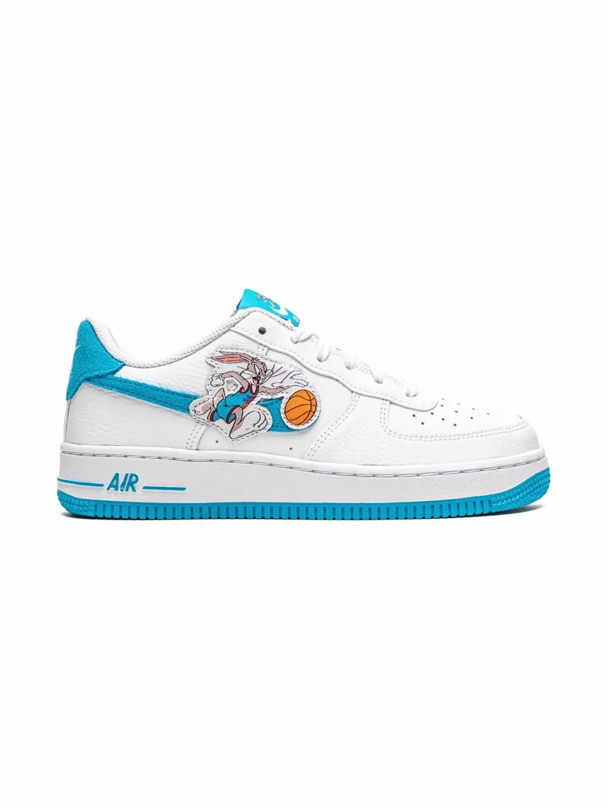 Nike Kids Space Jam エアフォース1 ロー Hare スニーカー - 画像2