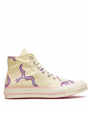 Converse ゴルフ Le Fleur Chuck 70 Hi Pink Flames スニーカー - Neutrals - サムネイル1