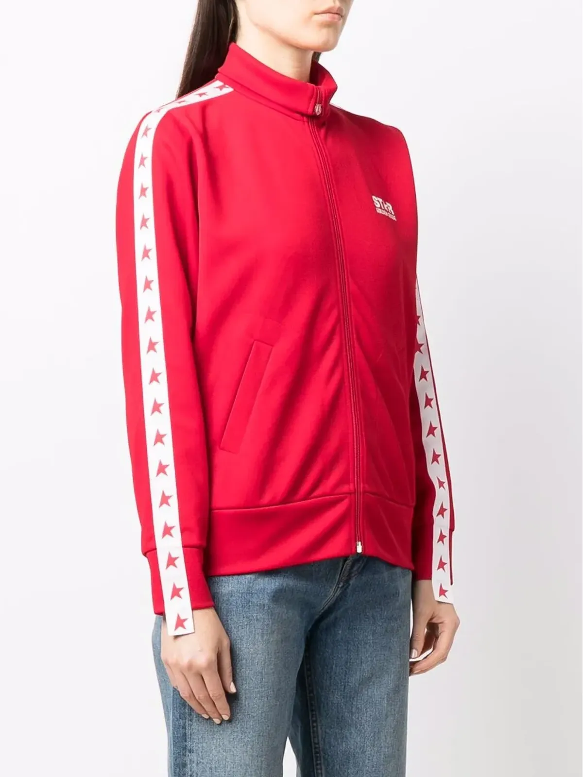 Golden Goose 星柄ツートーン ボンバージャケット - 画像3