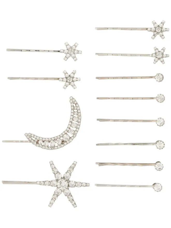 Jennifer Behr Jennifer Behr セット12個のスーパーノヴァクリスタル装飾ヘアクリップの商品画像
