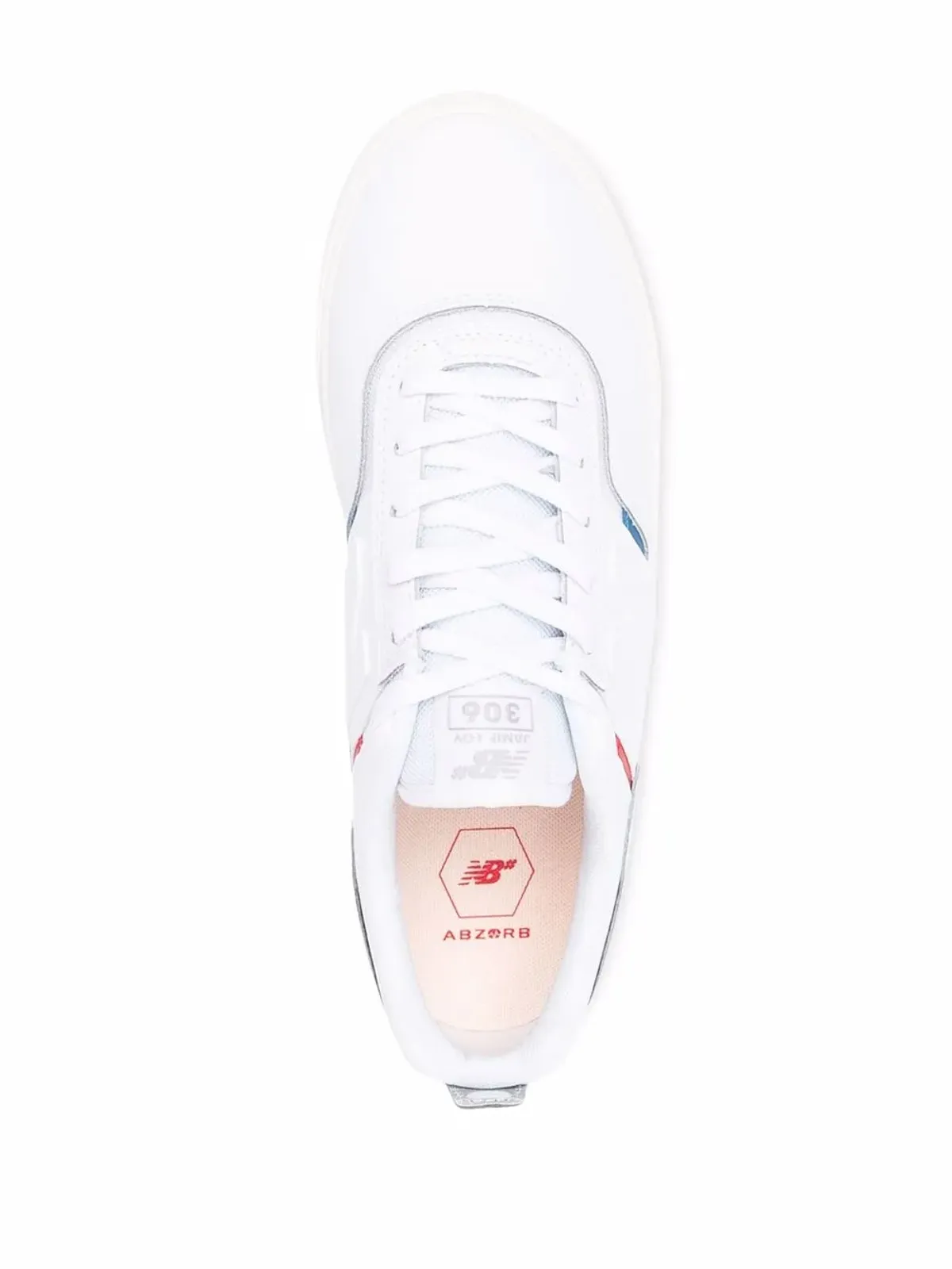 New Balance ロゴパッチ パネルドレザー スニーカー - 画像4