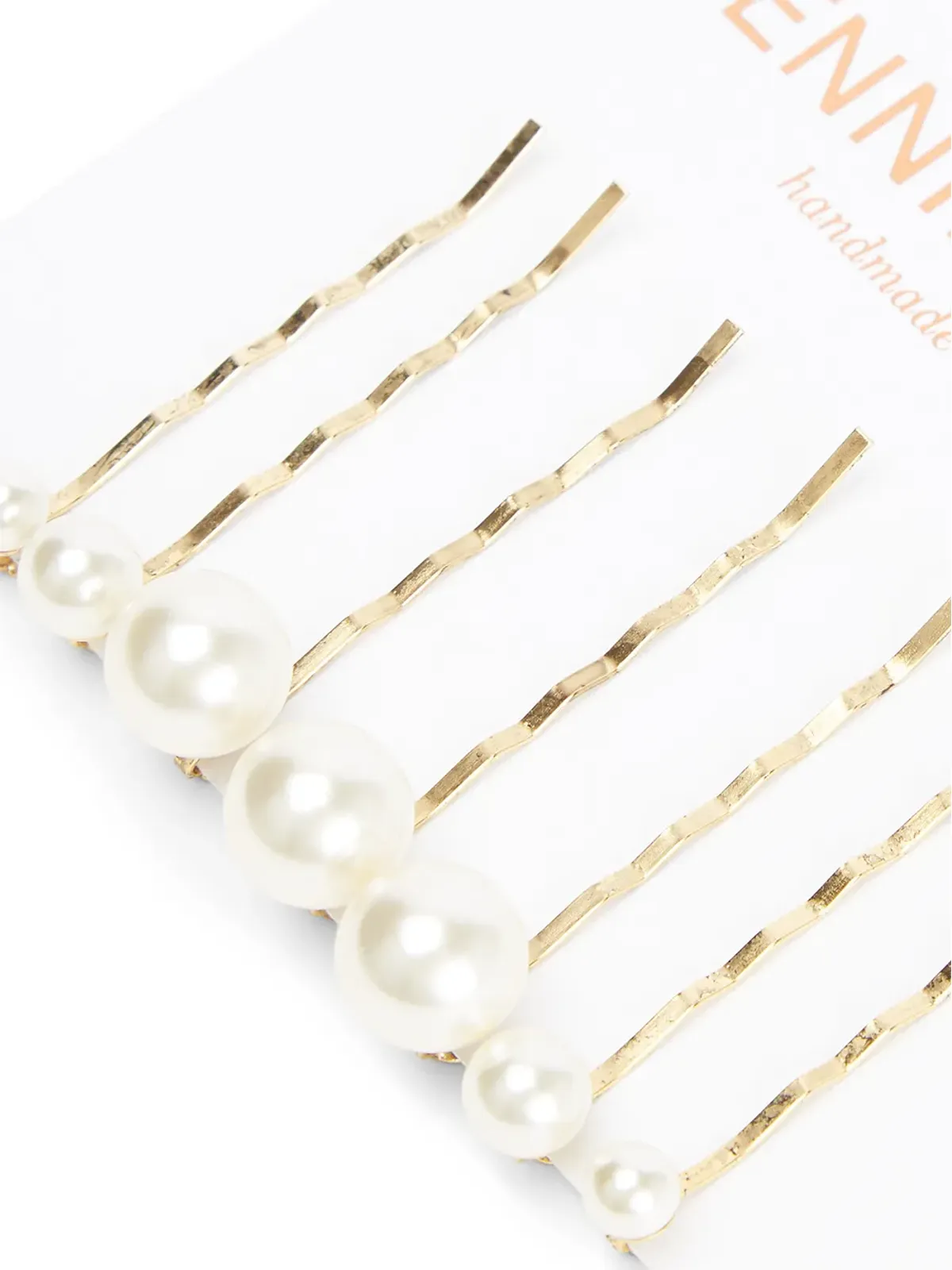 Jennifer Behr ペルラ ヘアクリップ7点セット - White - 画像2