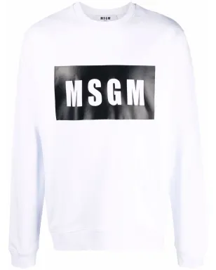 MSGM ロゴボックスプリント スウェットシャツ - サムネイル1