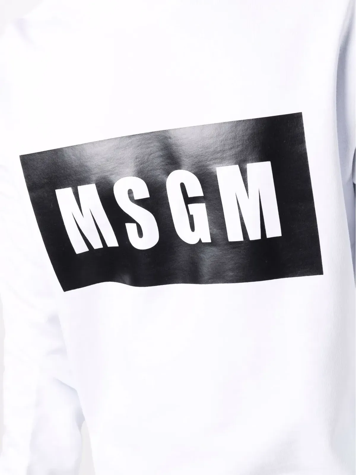 MSGM ロゴボックスプリント スウェットシャツ - 画像5