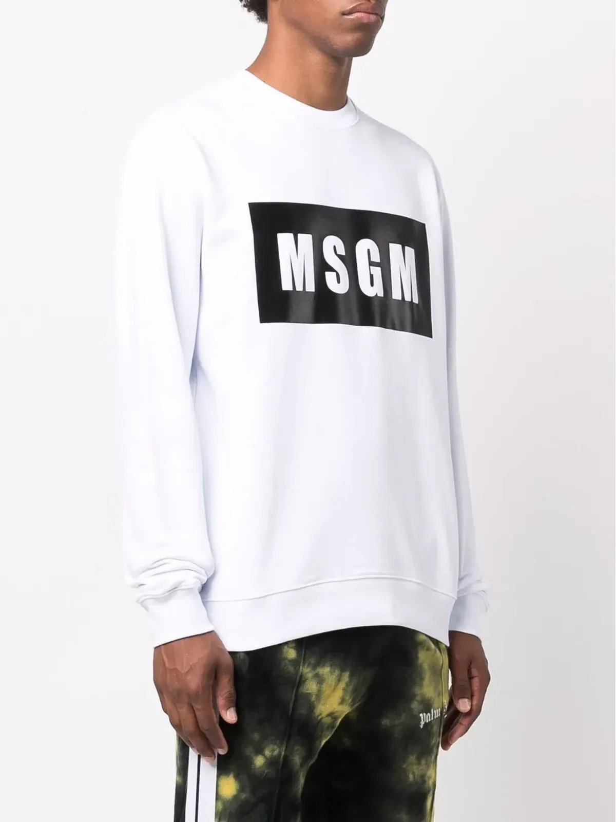 MSGM ロゴボックスプリント スウェットシャツ - 画像3