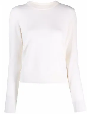 Maison Margiela ファインニット クルーネック ジャンパー - White - サムネイル1