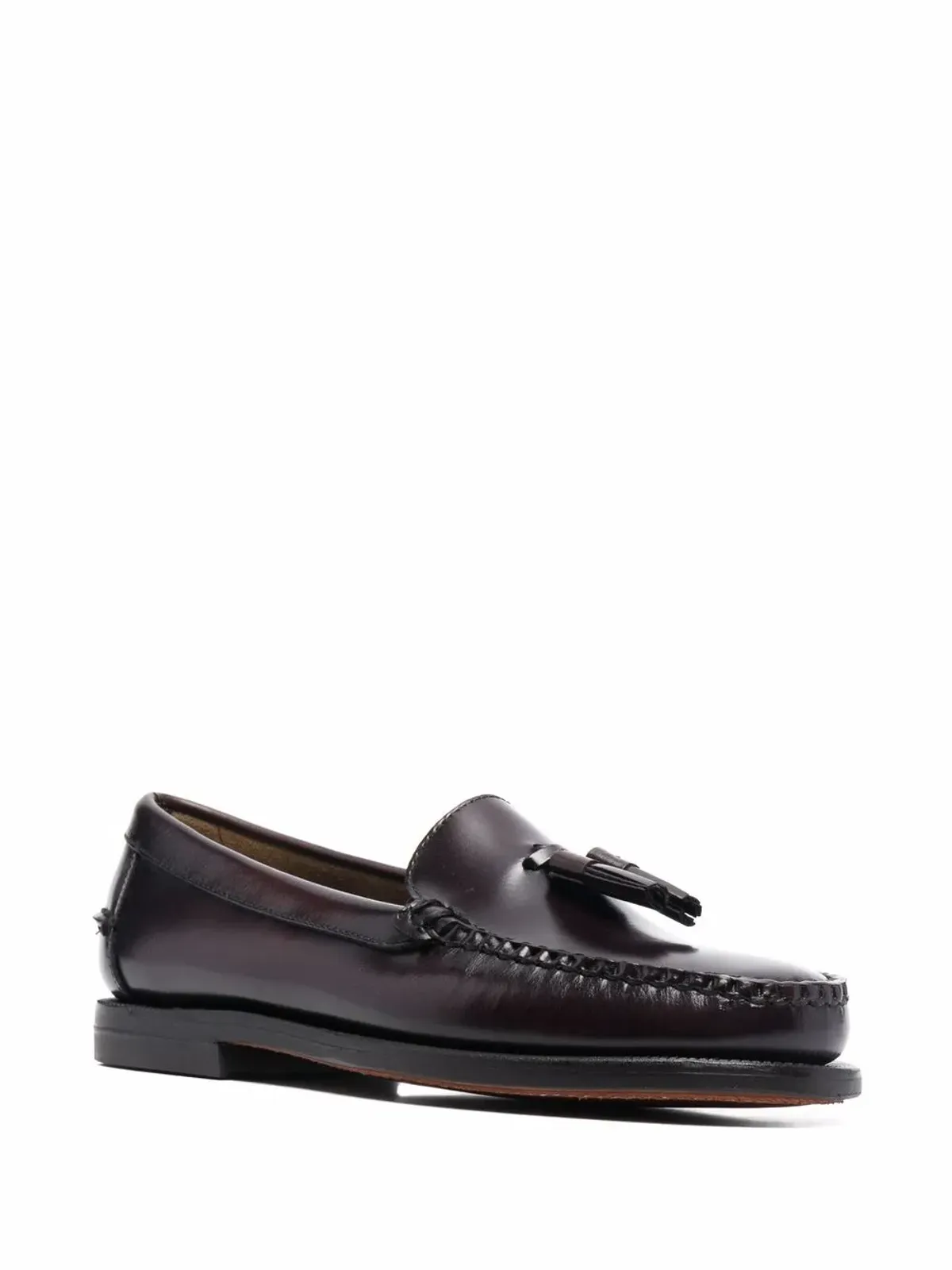 Sebago タッセルディテール レザー ペニーローファー - レッド - 画像2