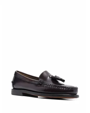 Sebago タッセルディテール レザー ペニーローファー - レッド - サムネイル2