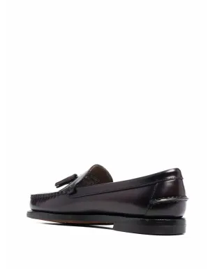 Sebago タッセルディテール レザー ペニーローファー - レッド - サムネイル3