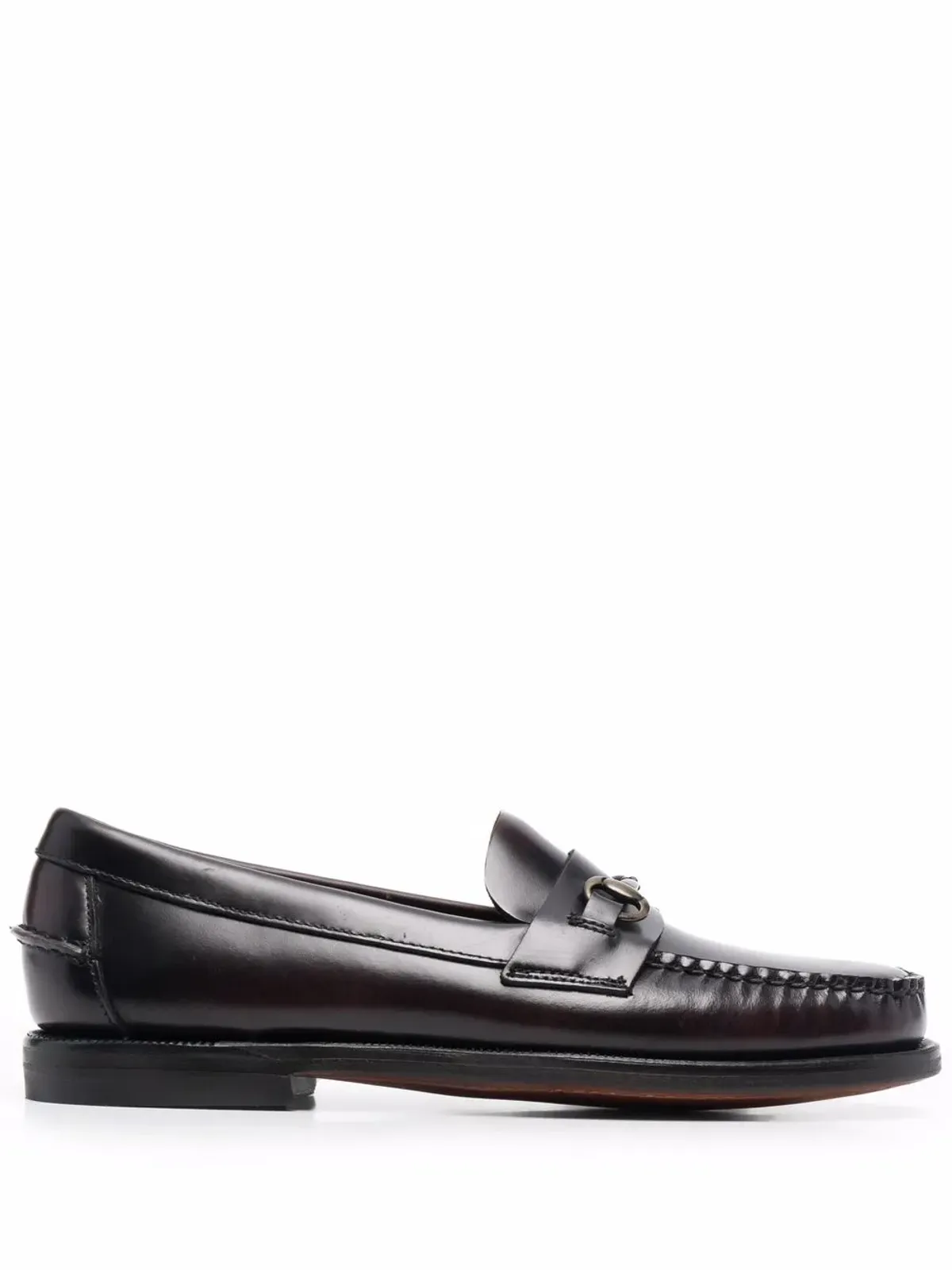 Sebago horsebit-detail leather loafers - Red - 画像1