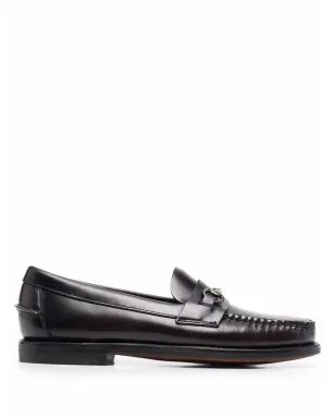 Sebago horsebit-detail leather loafers - Red - サムネイル1