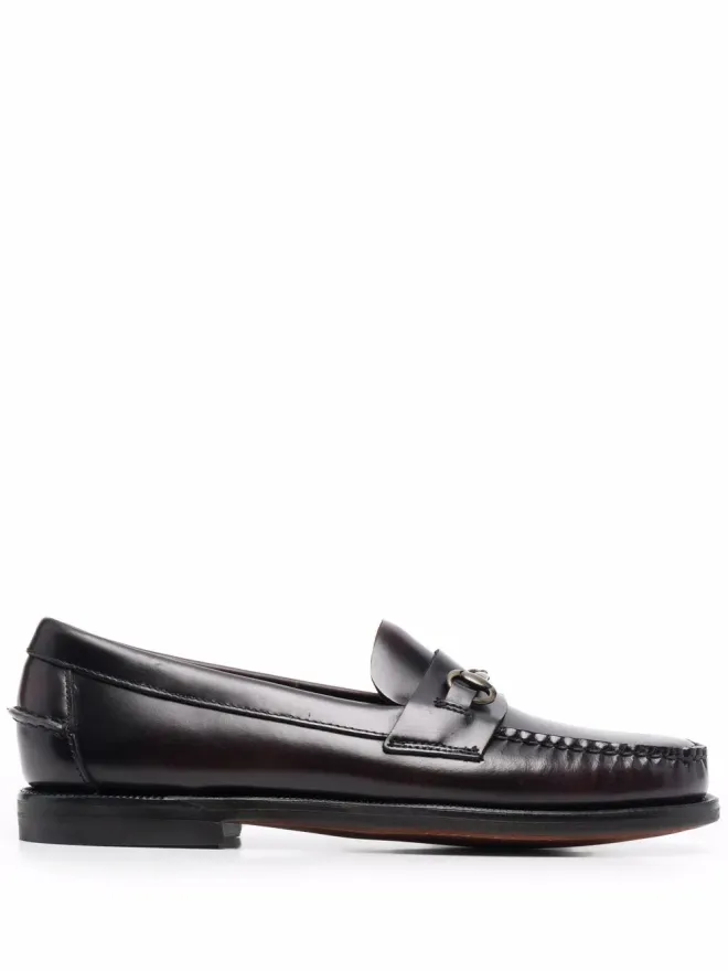 Sebago Sebago horsebit-detail leather loafers - Redの商品画像