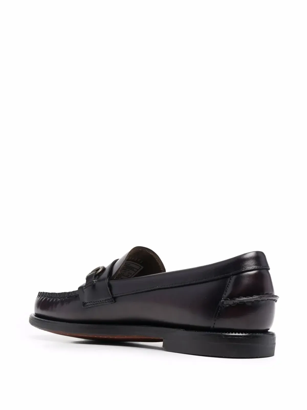 Sebago horsebit-detail leather loafers - Red - 画像3