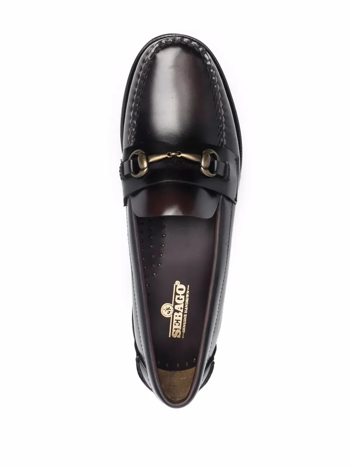 Sebago horsebit-detail leather loafers - Red - 画像4