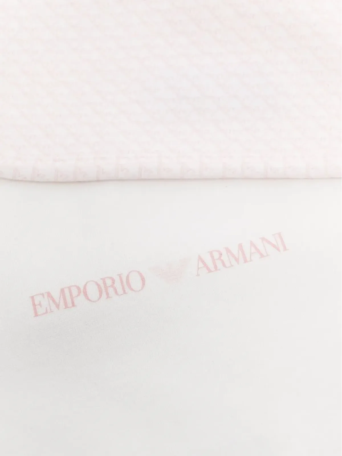 Emporio Armani Kids ロゴプリント ビブ 2枚セット - 画像2