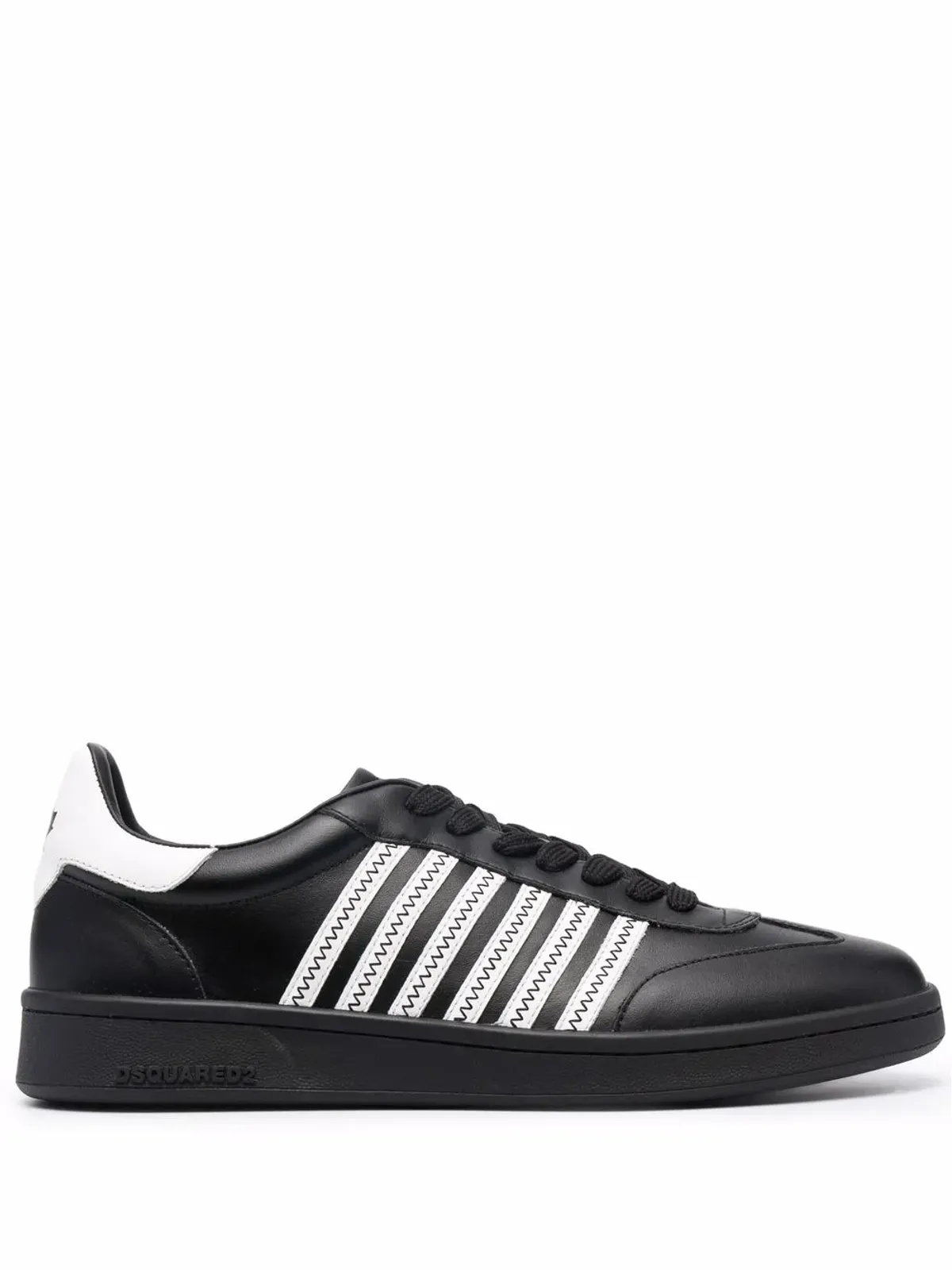 DSQUARED2 サイドストライプディテール ローカットスニーカー - 画像1