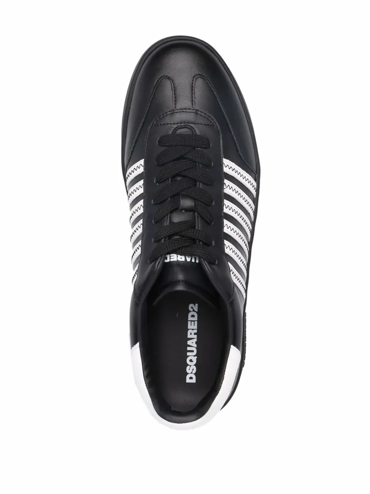 DSQUARED2 サイドストライプディテール ローカットスニーカー - 画像4