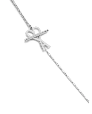 AMI Paris Ami de Coeur チェーンネックレス - シルバー - サムネイル4