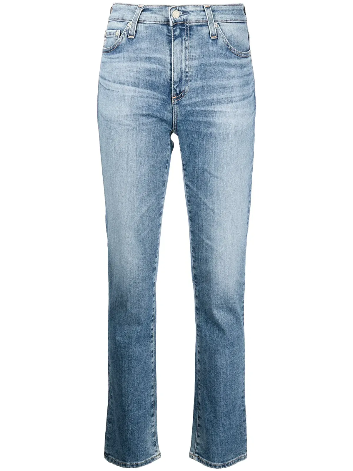 AG Jeans Mari high-rise slim-fit jeans - Blue - 画像1