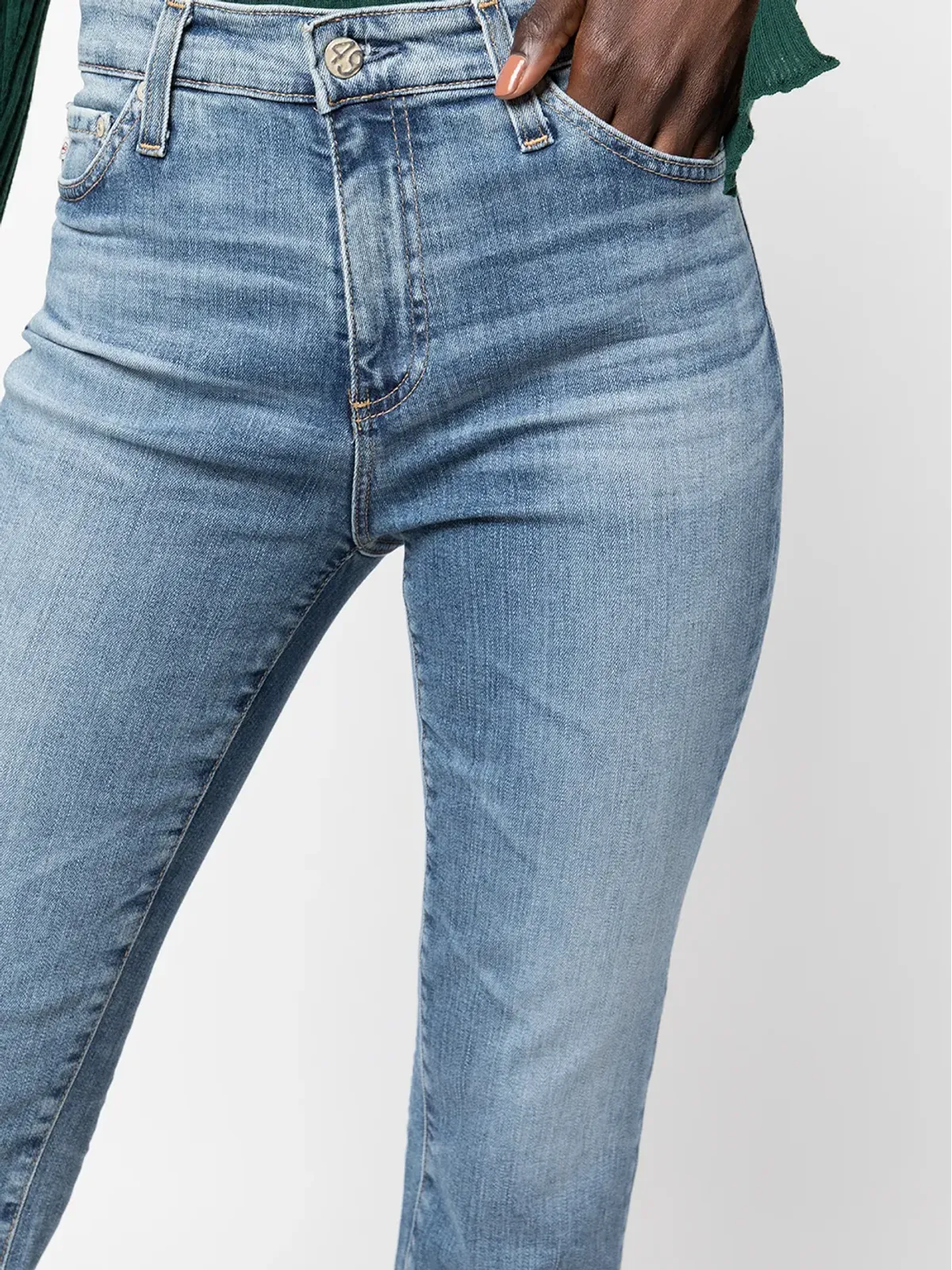 AG Jeans Mari high-rise slim-fit jeans - Blue - 画像5