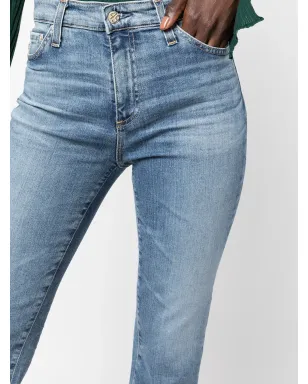 AG Jeans Mari high-rise slim-fit jeans - Blue - サムネイル5