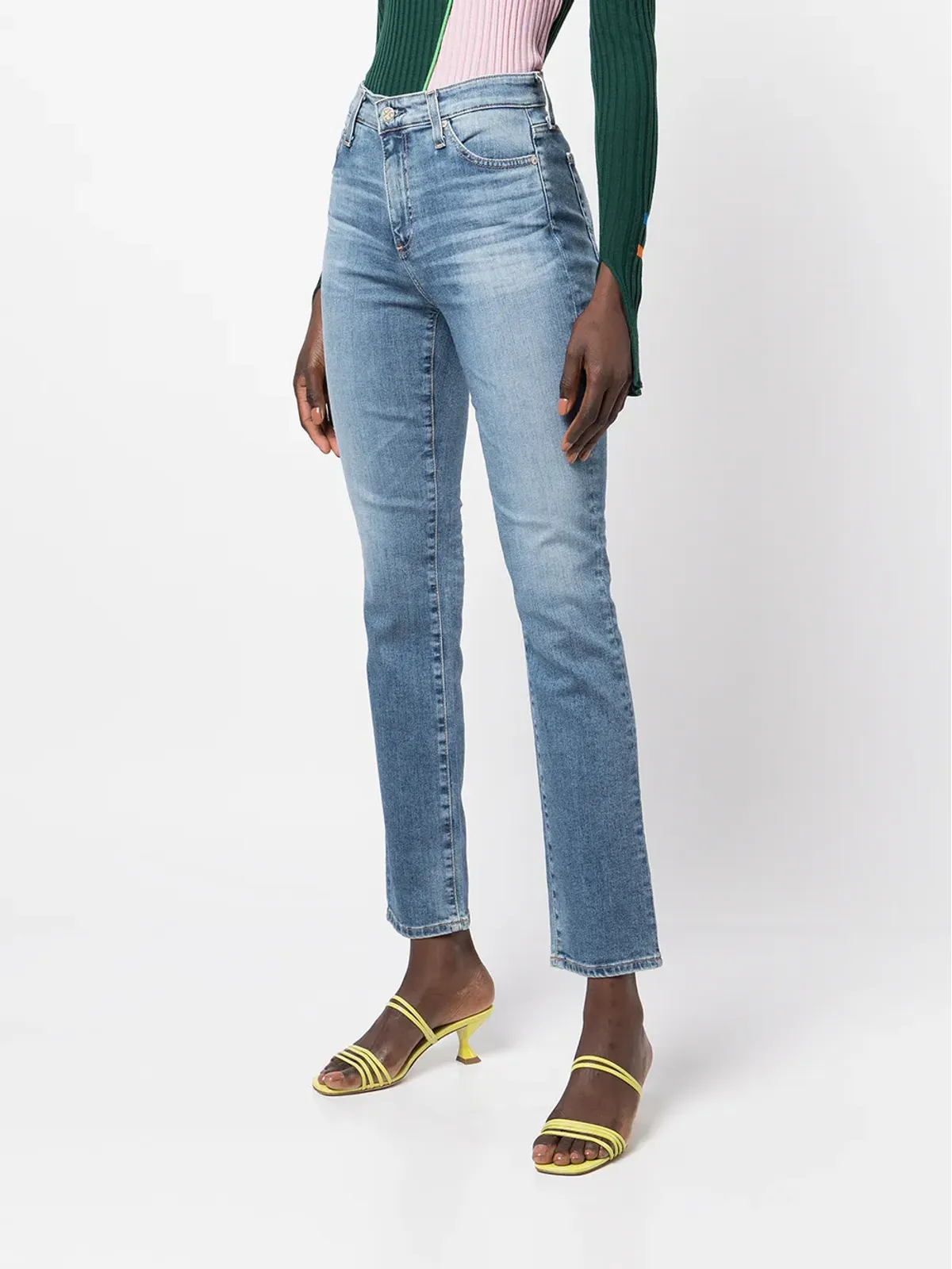 AG Jeans Mari high-rise slim-fit jeans - Blue - 画像3
