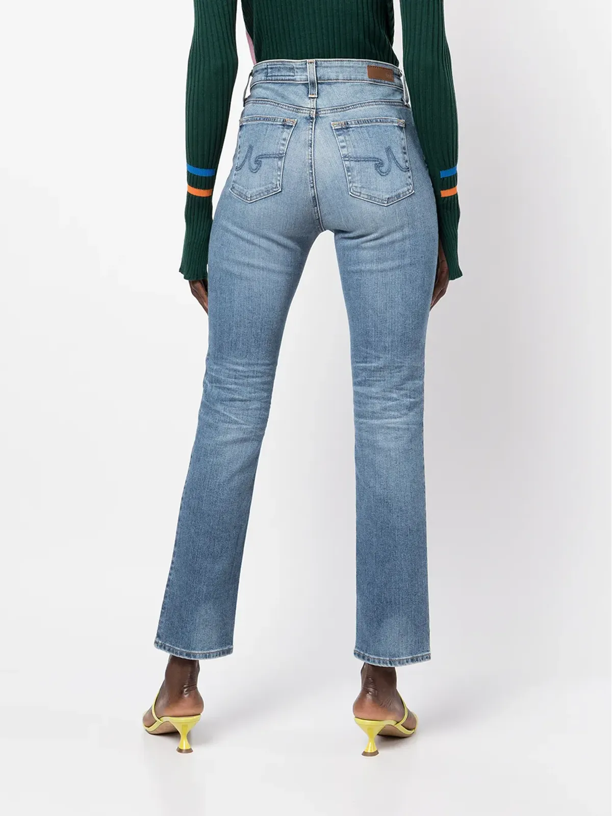 AG Jeans Mari high-rise slim-fit jeans - Blue - 画像4