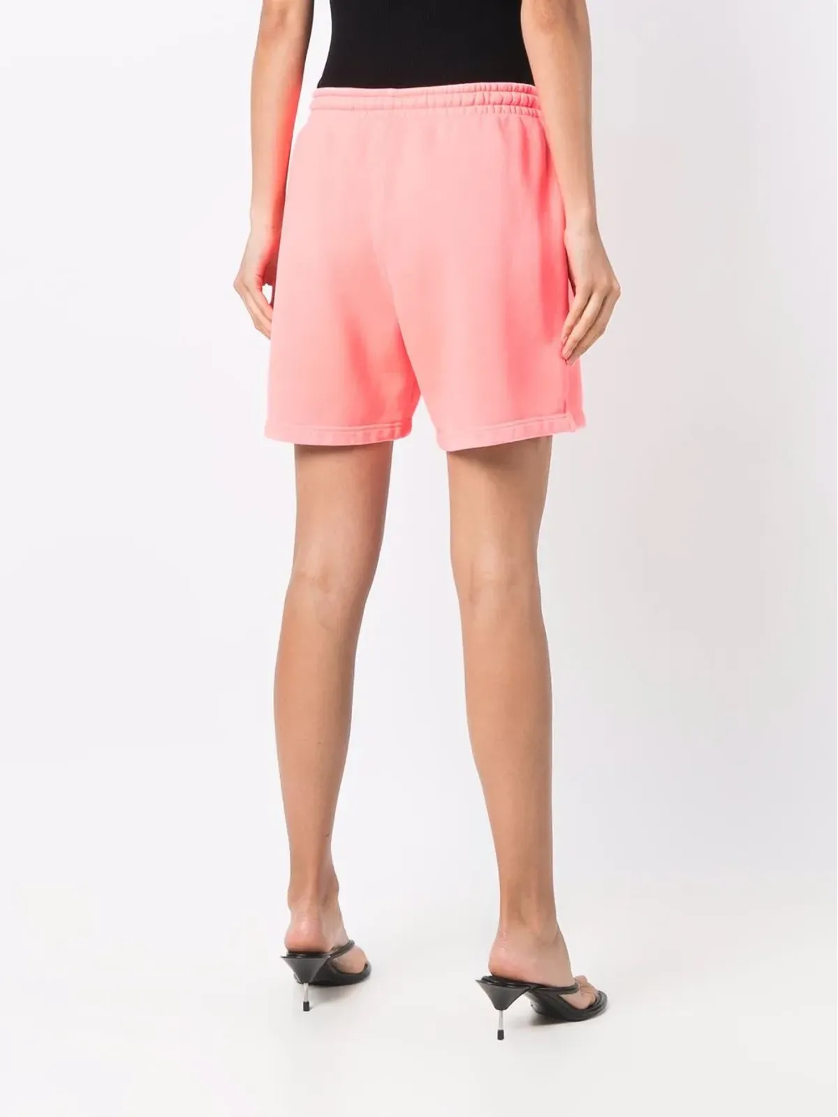 Alexander Wang タイダイ柄 コットン トラックショーツ - Pink - 画像4
