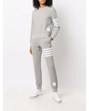 Thom Browne 4-Bar コットンリブ スウェットシャツ - グレー - サムネイル2