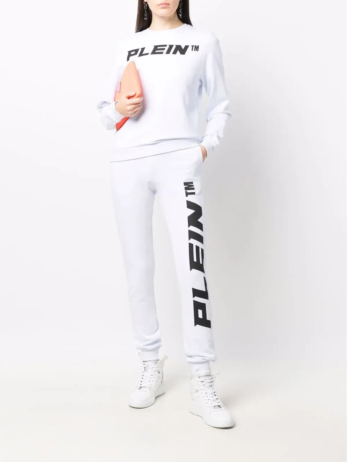 Philipp Plein ロゴプリント コットン ジョガー - 画像2
