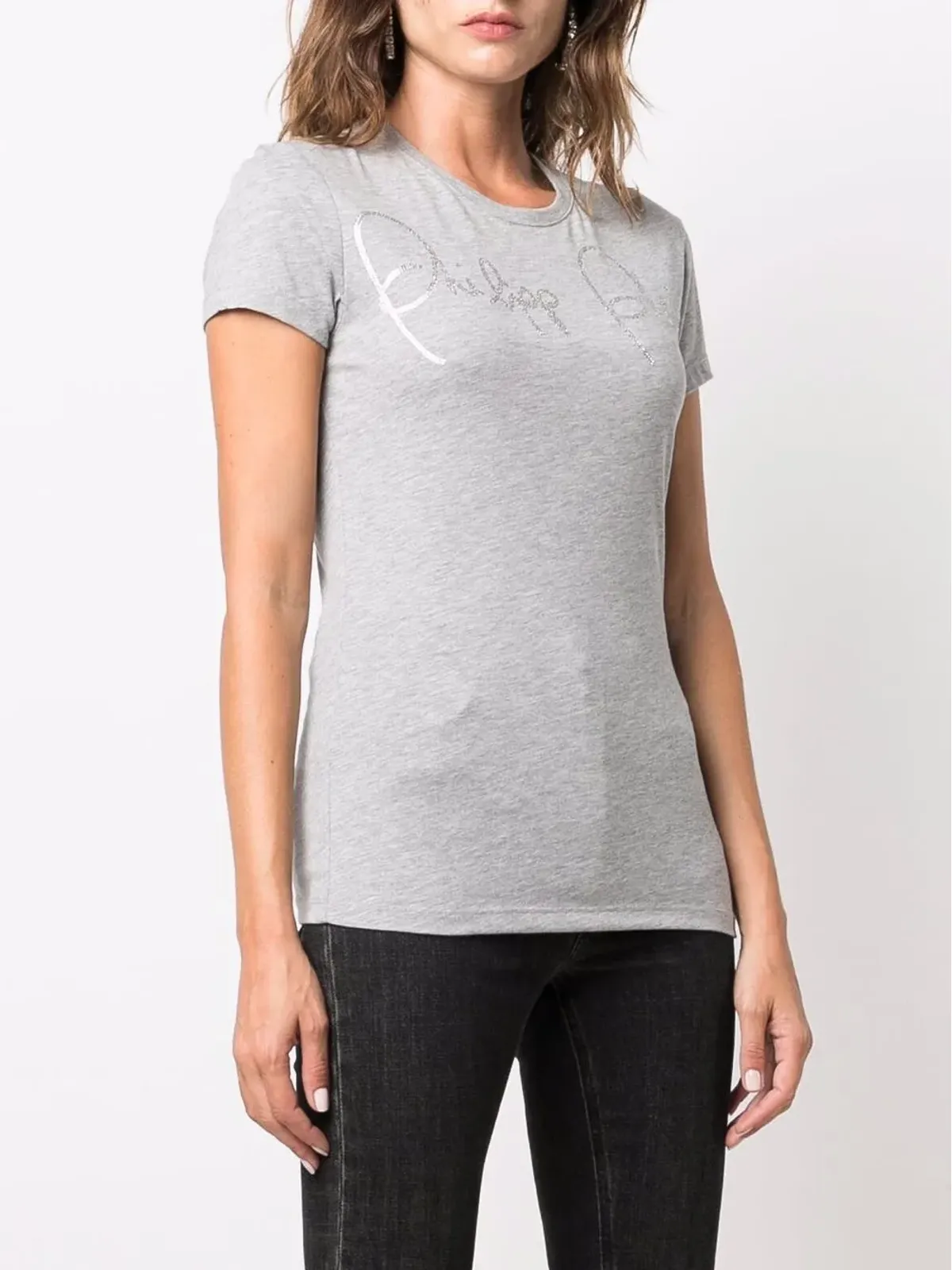Philipp Plein ラウンドネック半袖Tシャツ - グレー - 画像3