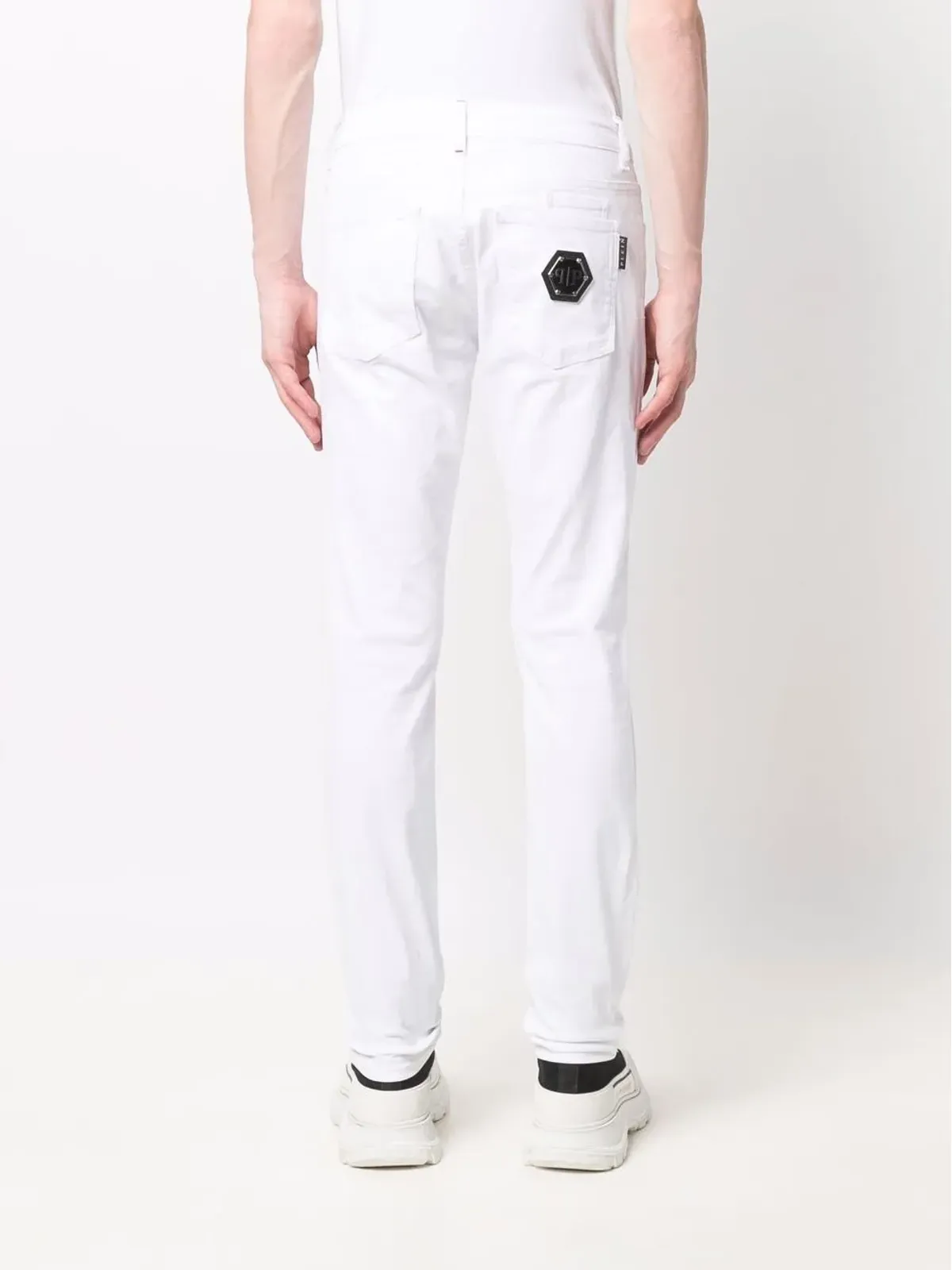 Philipp Plein ロゴ入りスリムフィットジーンズ - 画像4