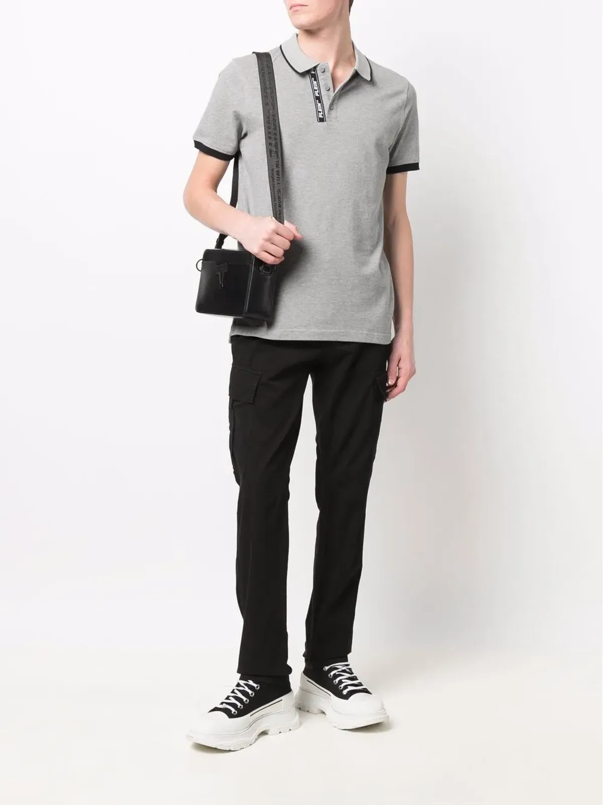 Philipp Plein ロゴテープディテール ポロシャツ - 画像2
