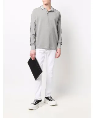 Philipp Plein ロゴ刺繍ポロシャツ - Grey - サムネイル2