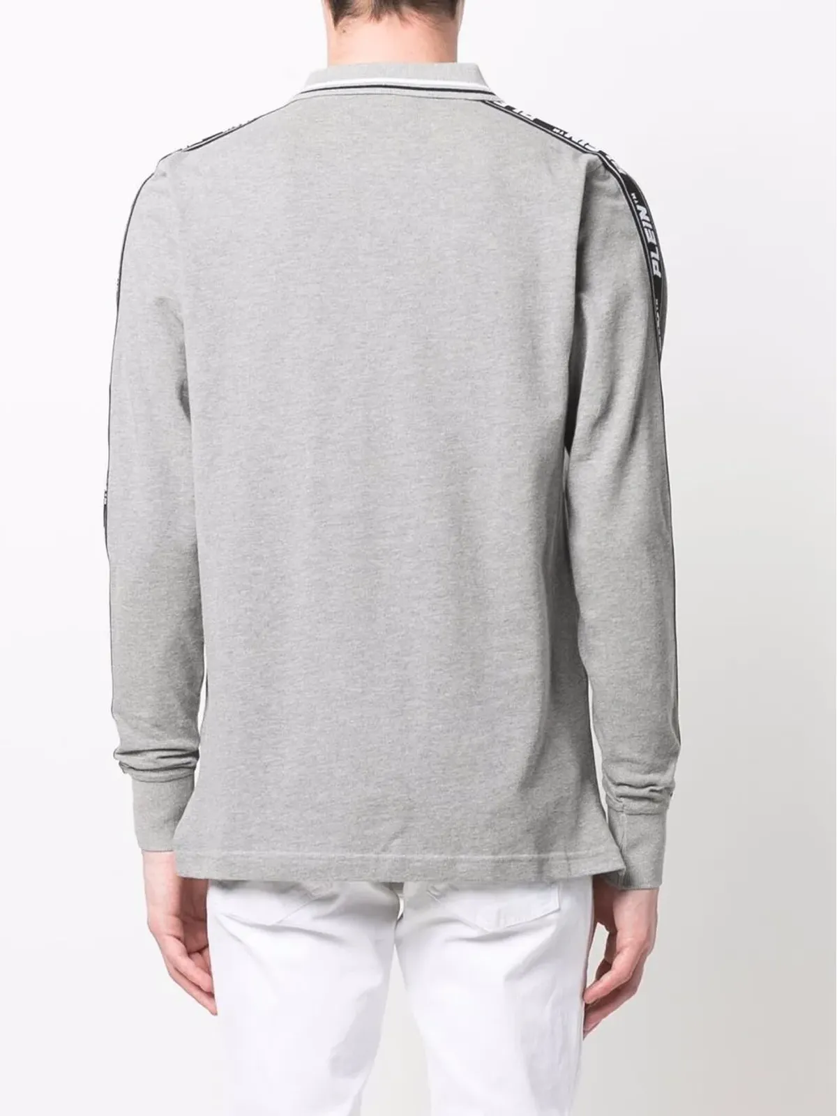 Philipp Plein ロゴ刺繍ポロシャツ - Grey - 画像4