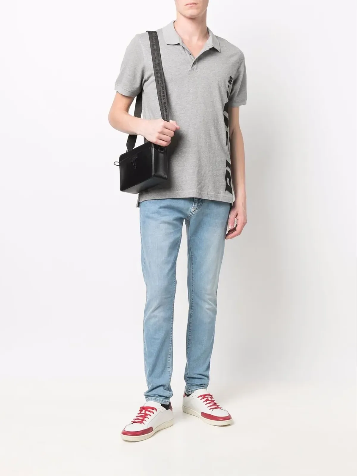 Philipp Plein ロゴ入りショートスリーブポロシャツ - 画像2