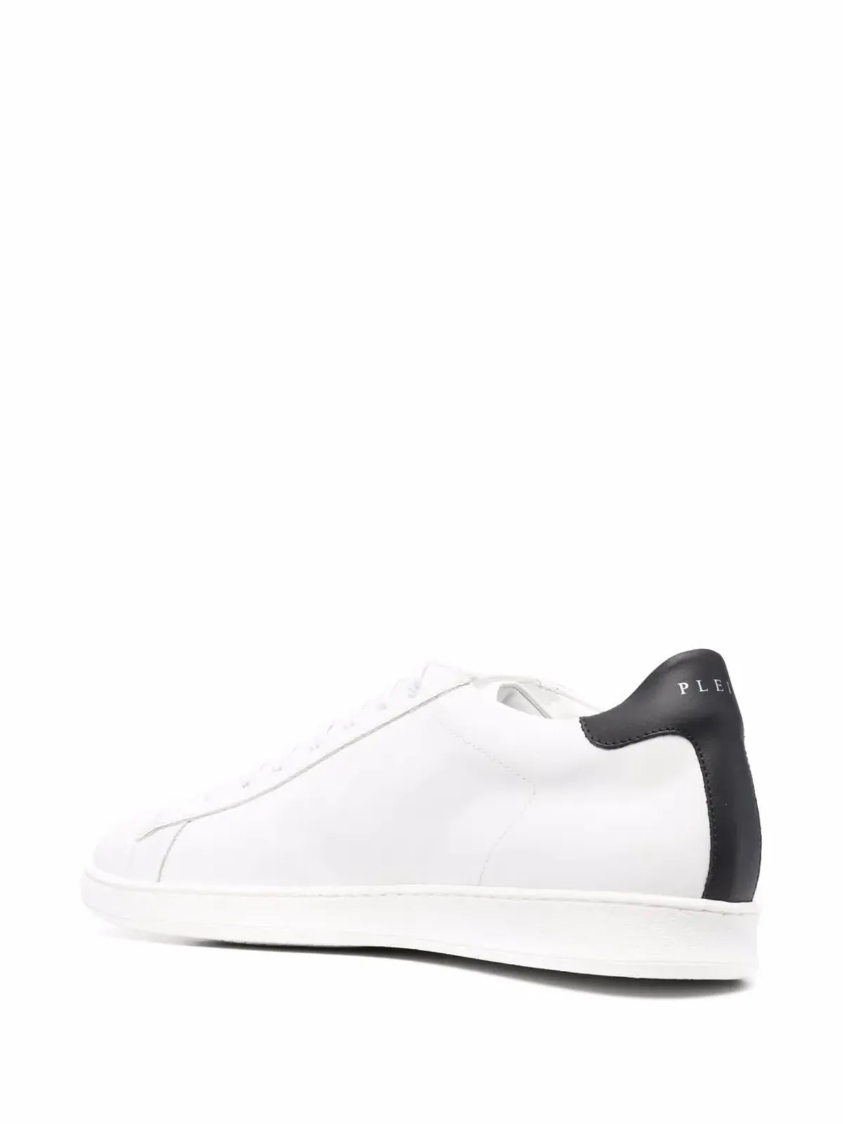 Philipp Plein leather low-top sneakers - White - 画像3