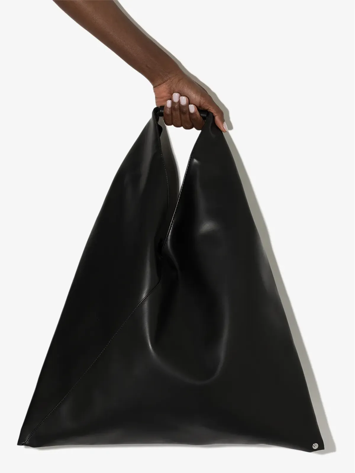 MM6 Maison Margiela クラシック日本風トートバッグ - ブラック - 画像4